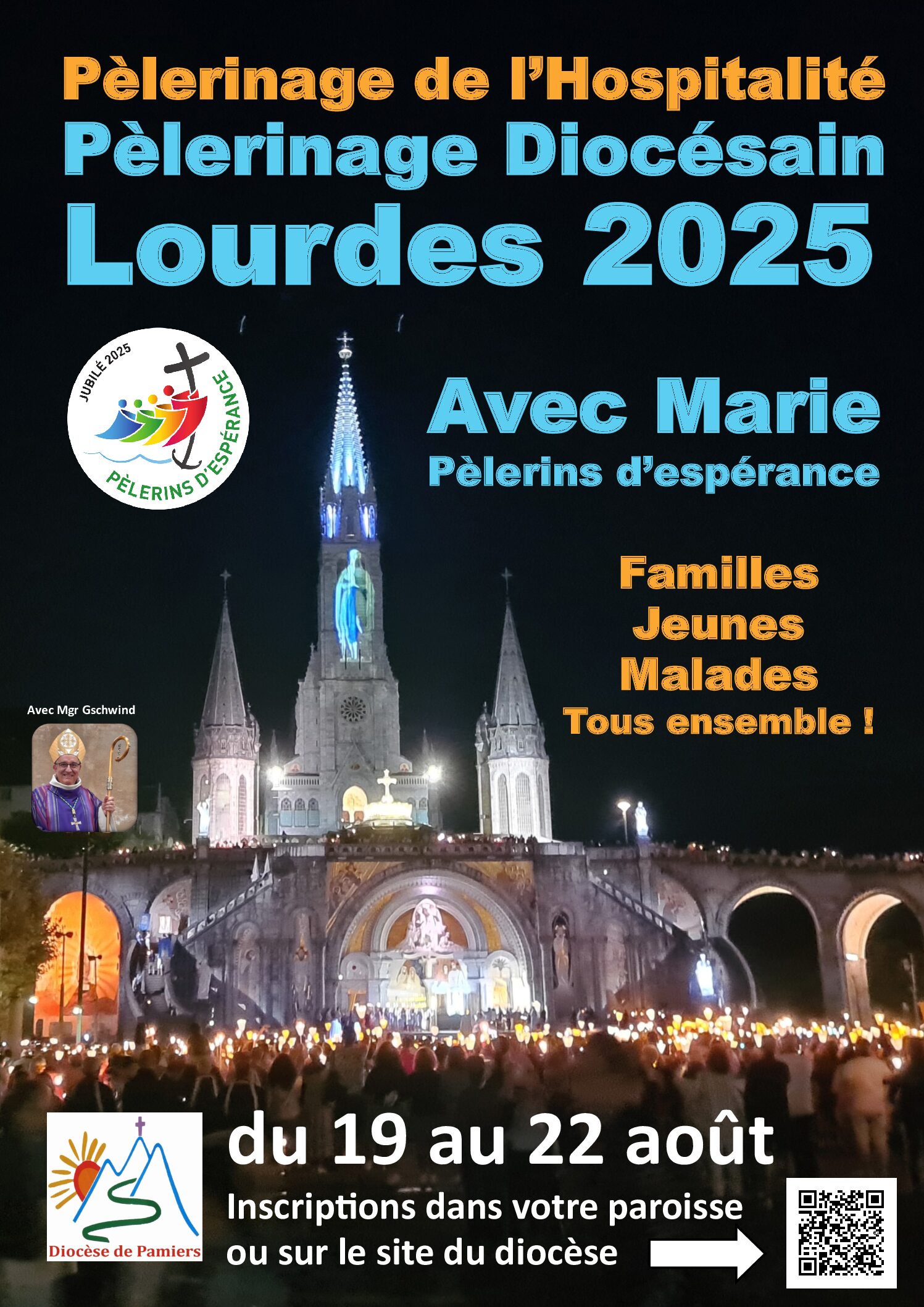 AFFICHE LOURDES 2025