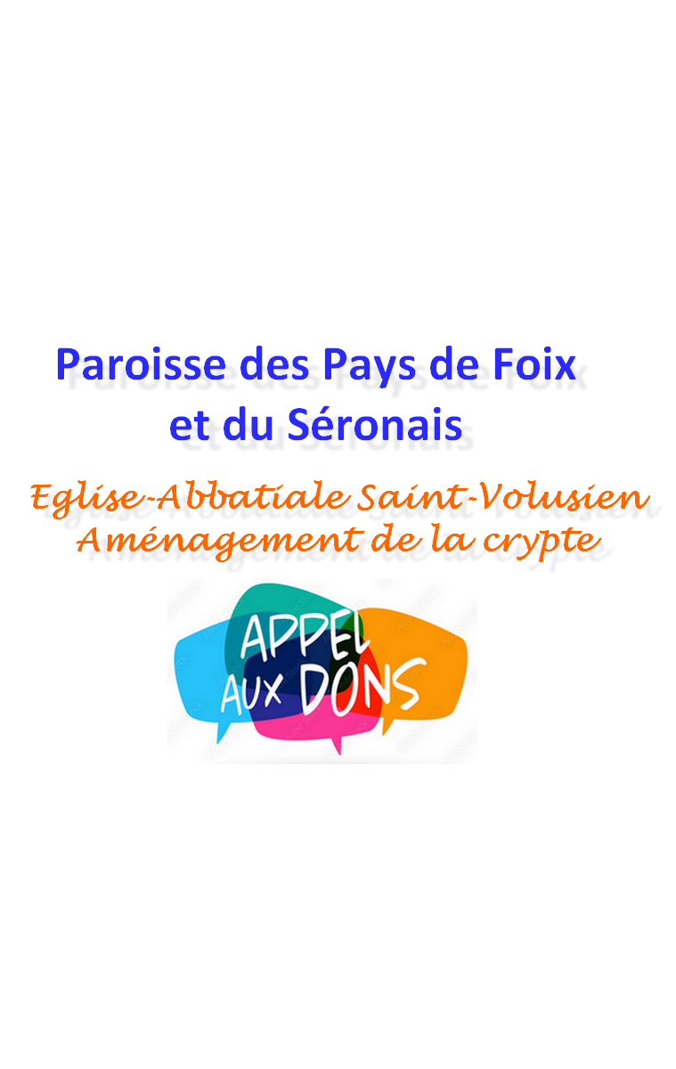 Campagne dons crypte St-Volusien