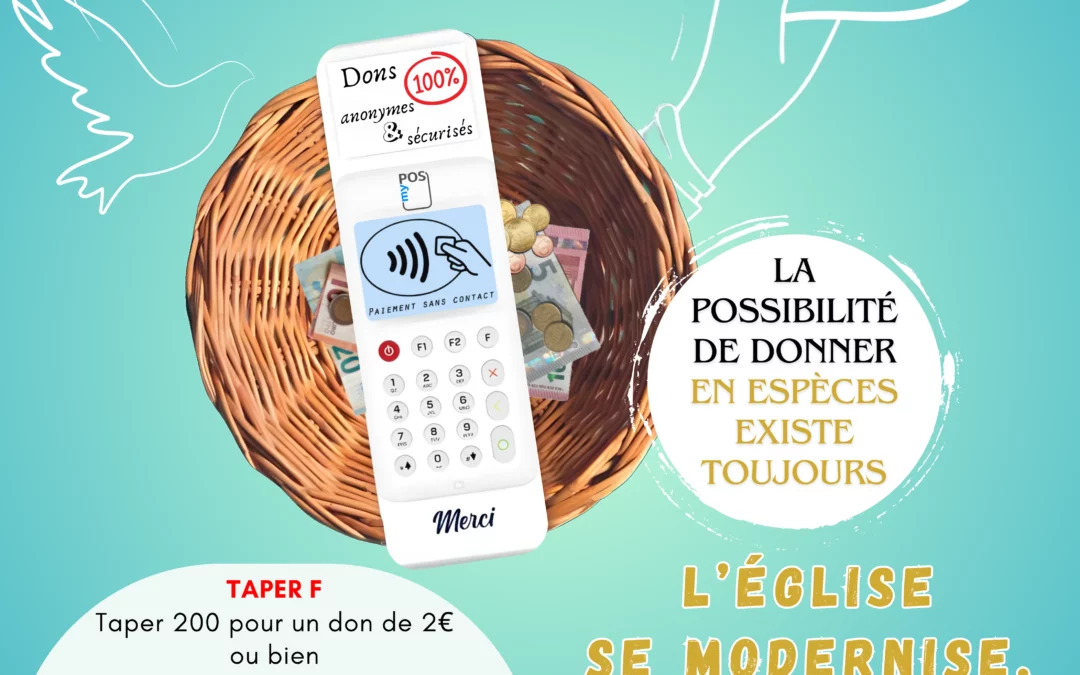 Nouveau pour vos dons