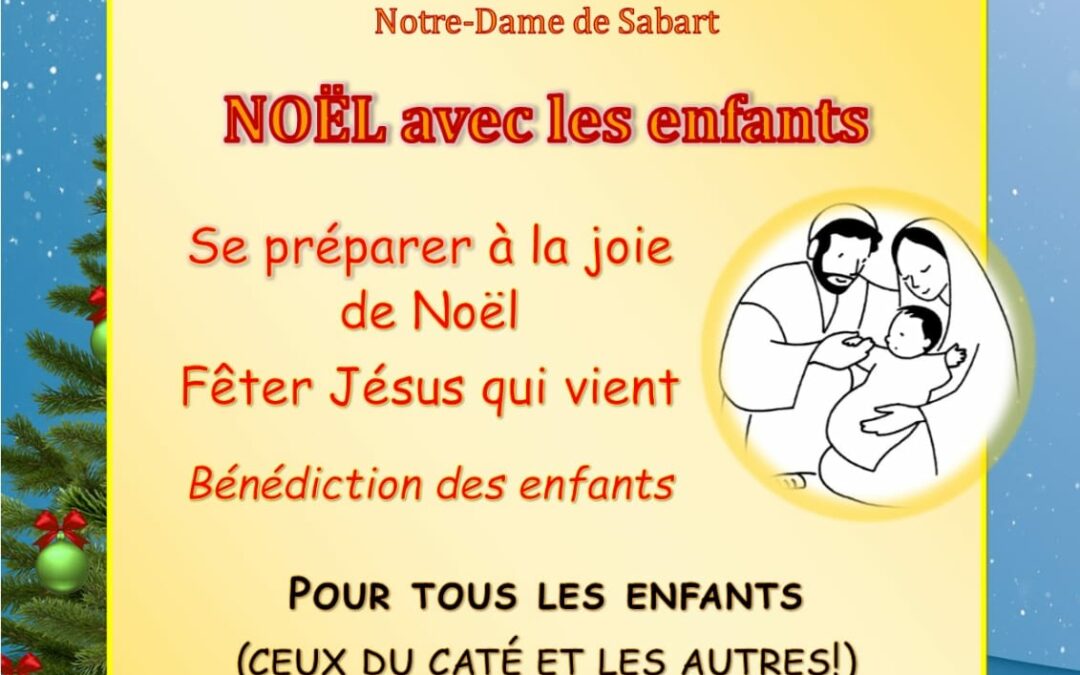Soirée jeudi 18 décembre des enfants de la paroisse Notre Dame du Sabarthès
