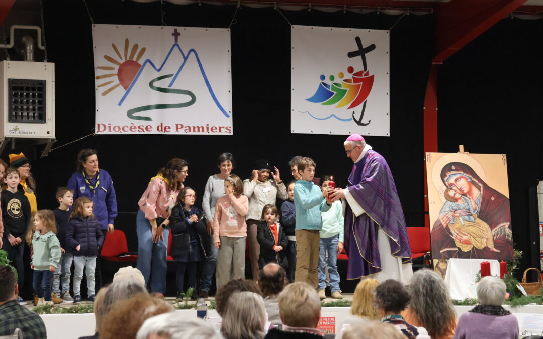 Journée diocèsaine à Saverdun coté enfants …