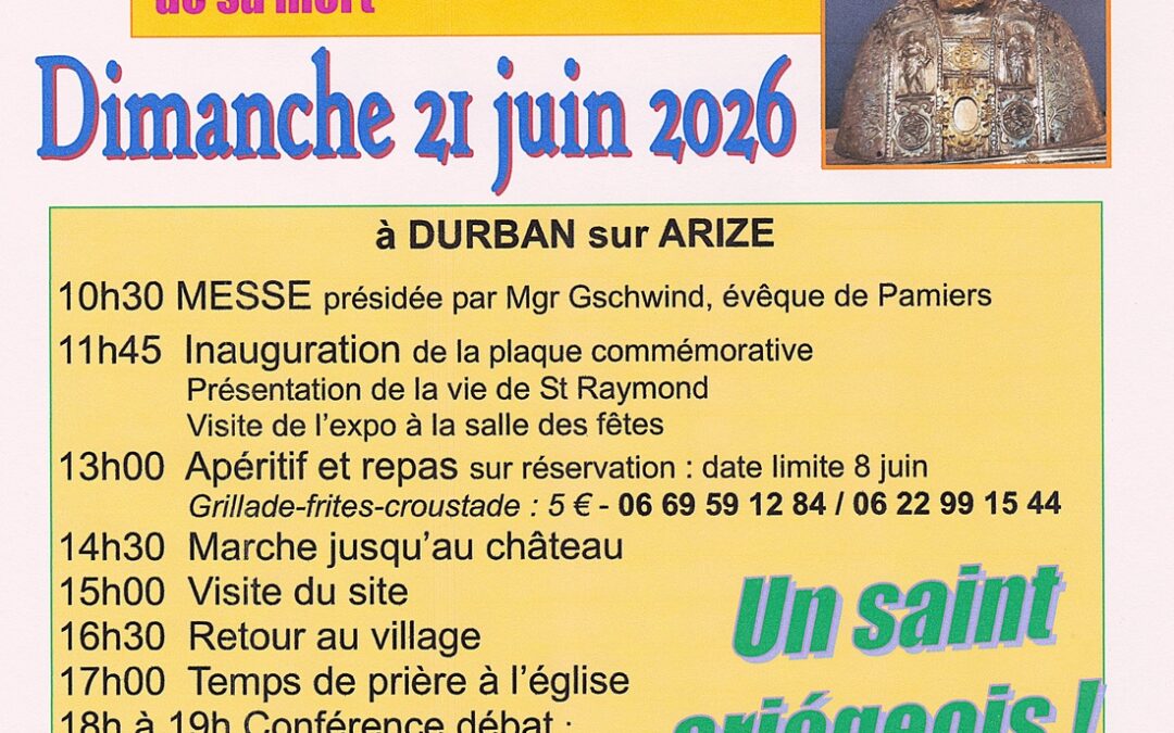 Fête de  saint Raymond de Durban
